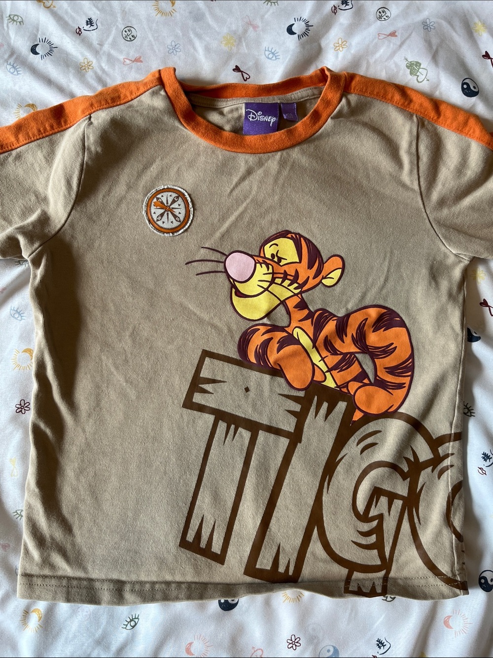 Disney Tigger Short-Sleeve Tee in Tan and Orange